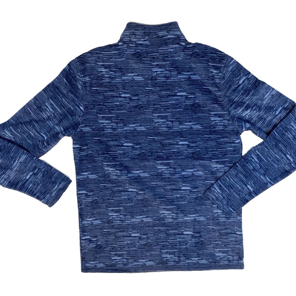 TALLWOODS Men 1/4 Zip Sweatshirt Size M Sherpa Fleece Collar Blue Active Hike - Picture 13 of 14